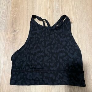 lululemon high neck long line energy bra